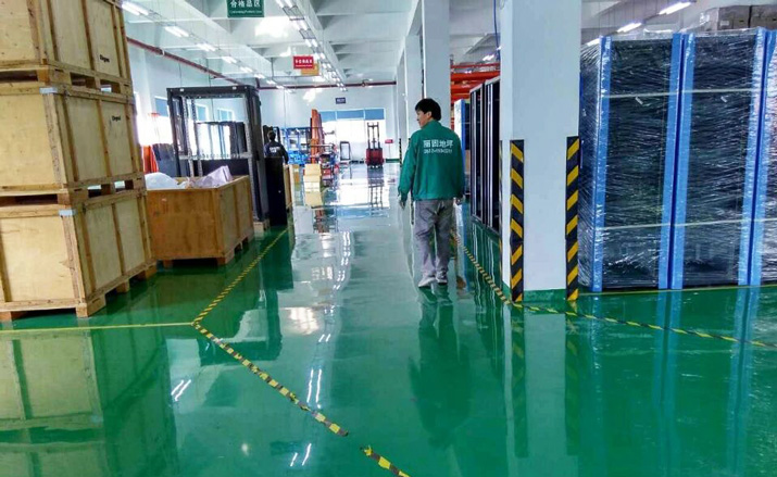 綠色油性自流平環氧樹脂地坪 綠色油性自流平環氧樹脂地坪